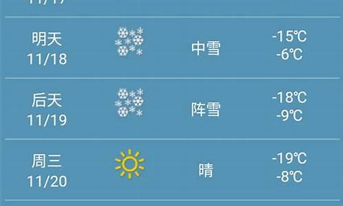 黑龙江天气预报一周_黑龙江天气预报一周 7天